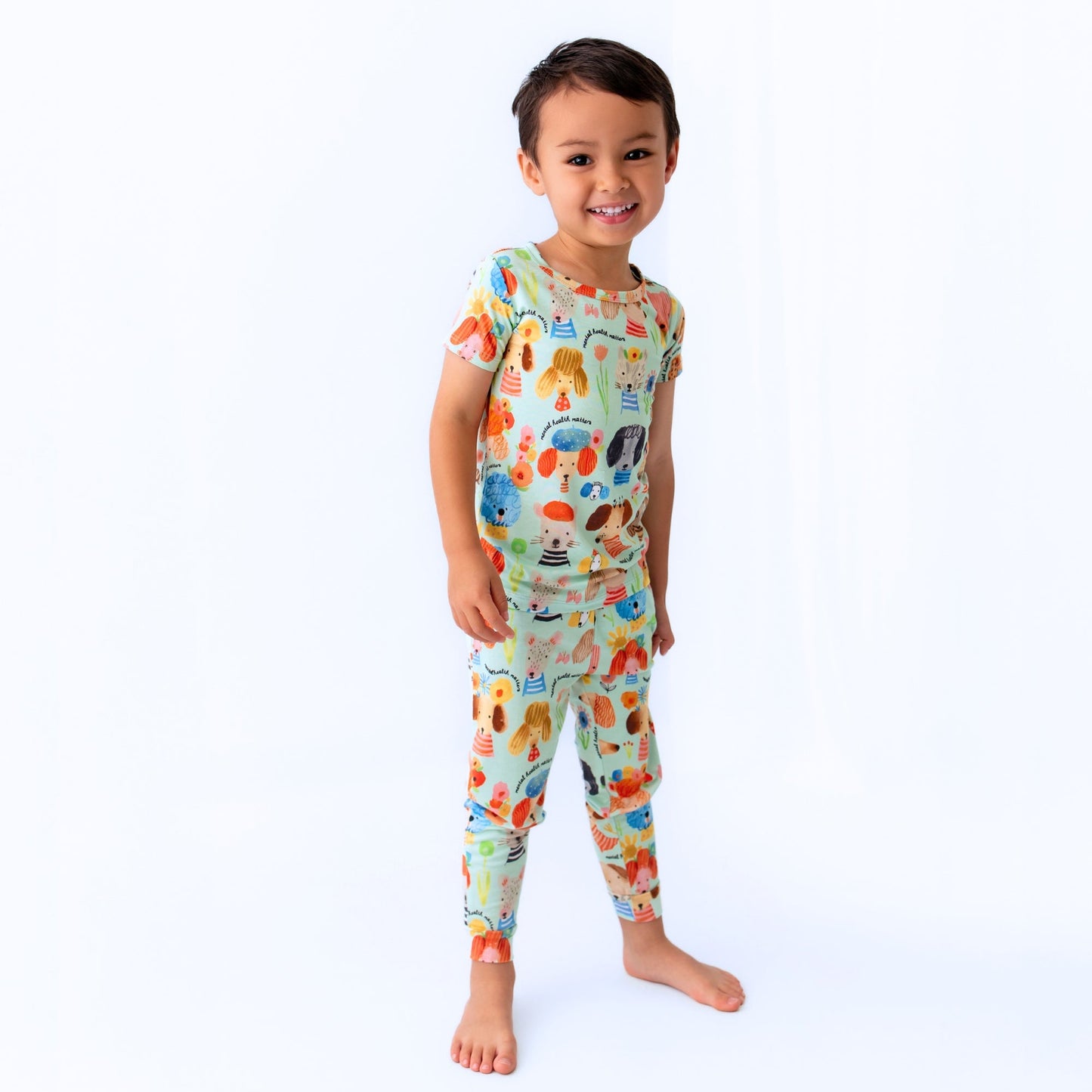 The Second-Skin 2-Piece Short Sleeve Pajama | Mindful Doggos