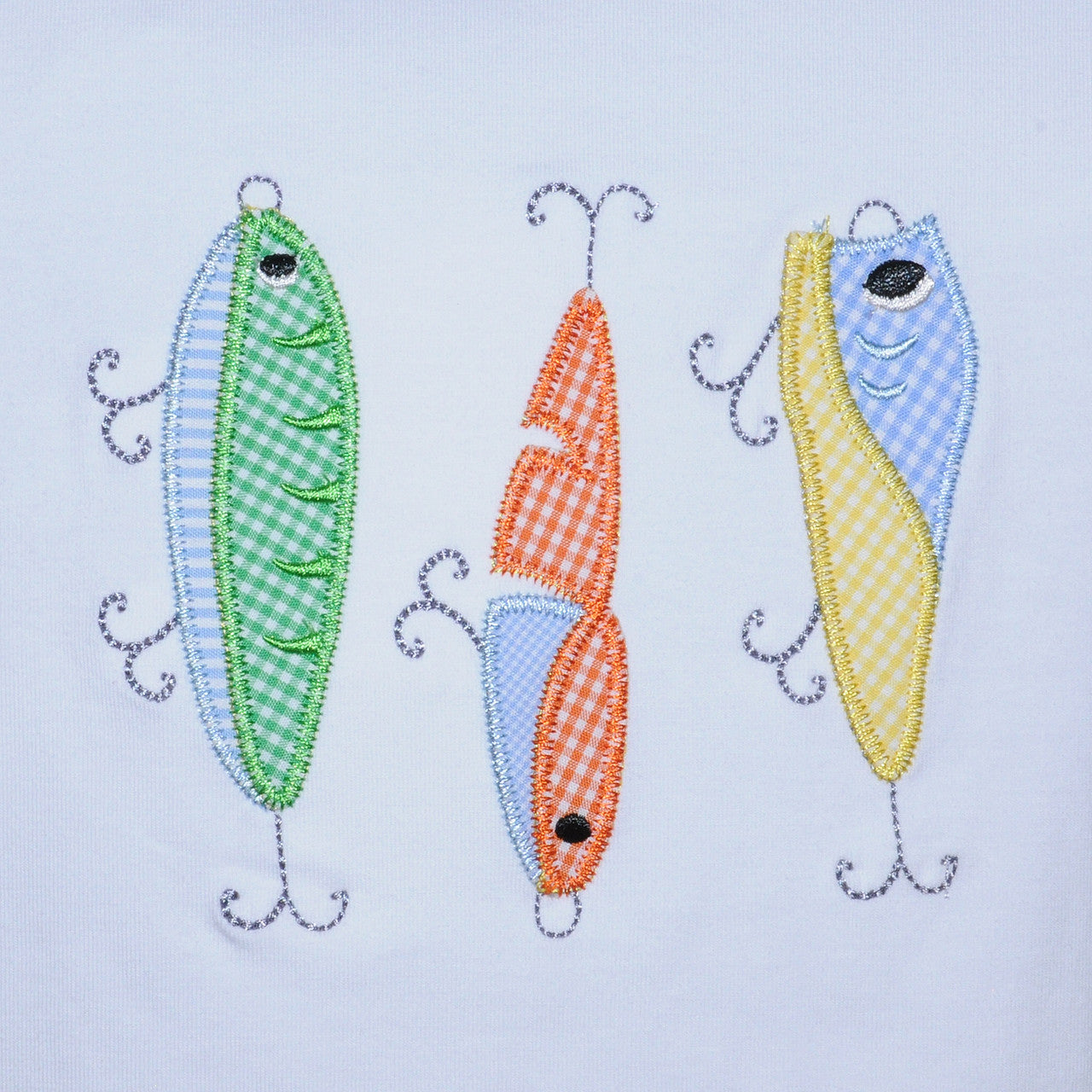 Gone Fishin’ Appliqué Tee