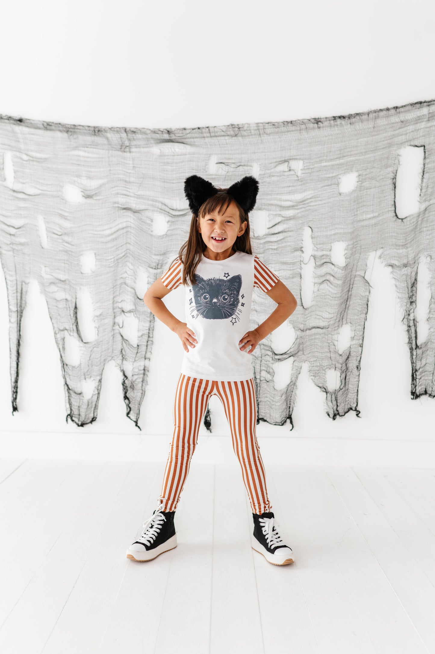 Rust Striped | (SLIM) LEGGING