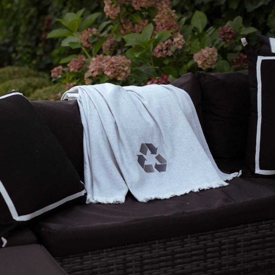 Recycled Cotton Eyelash Throw  55" x  70"