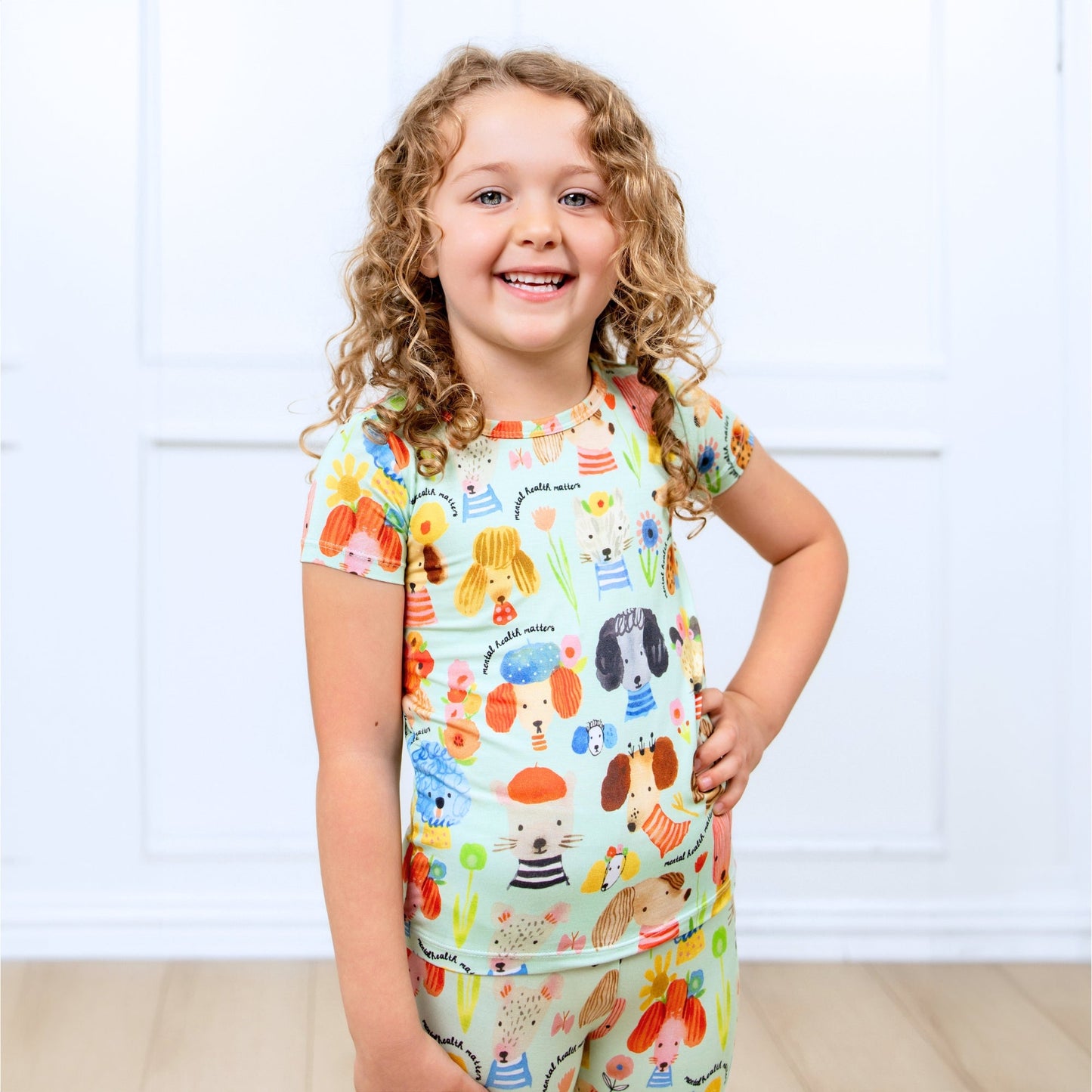 The Second-Skin 2-Piece Short Sleeve Pajama | Mindful Doggos