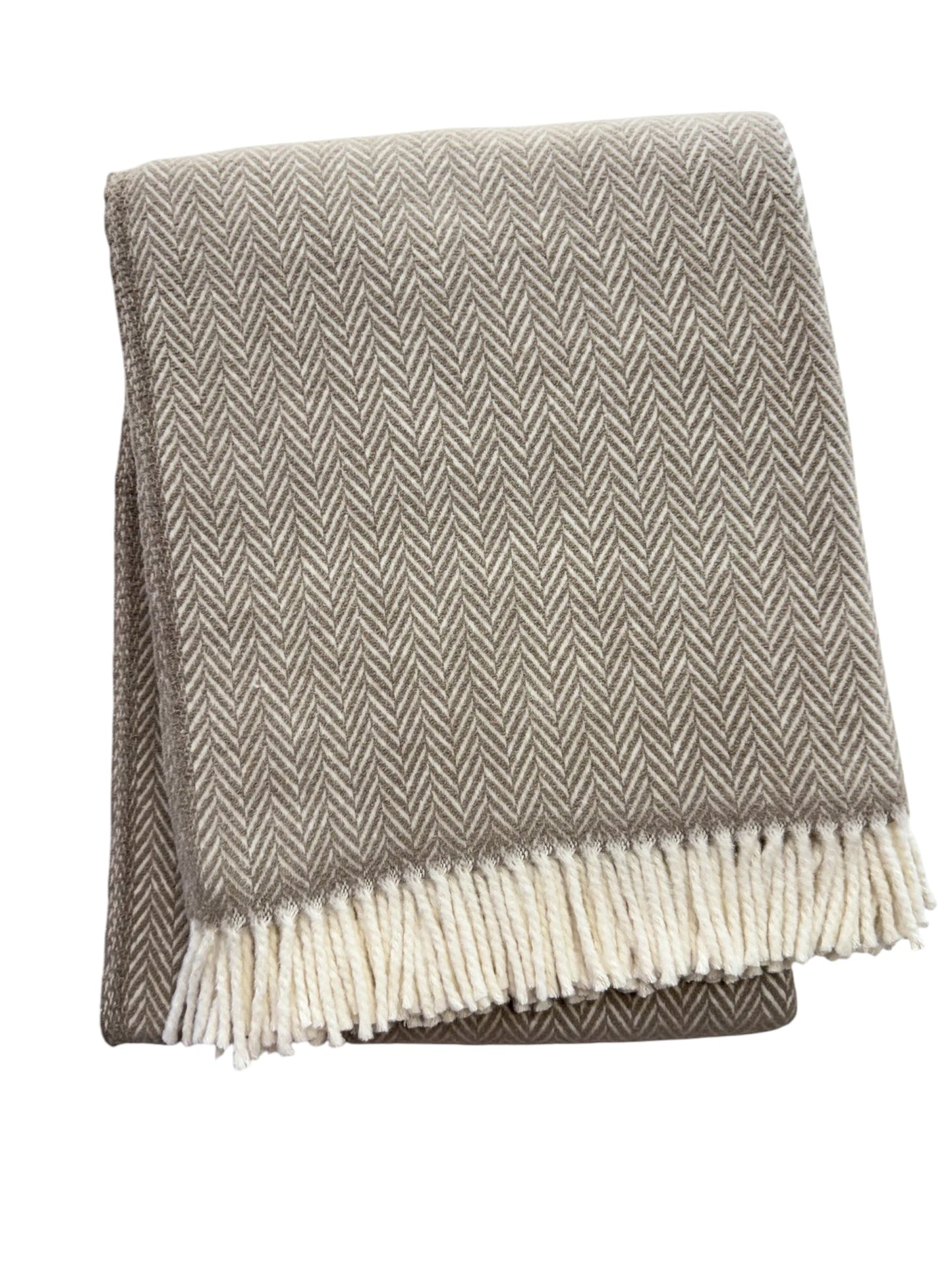 Herringbone Plush Throw