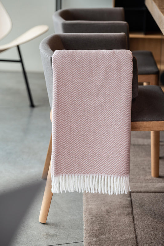 Herringbone Plush Throw