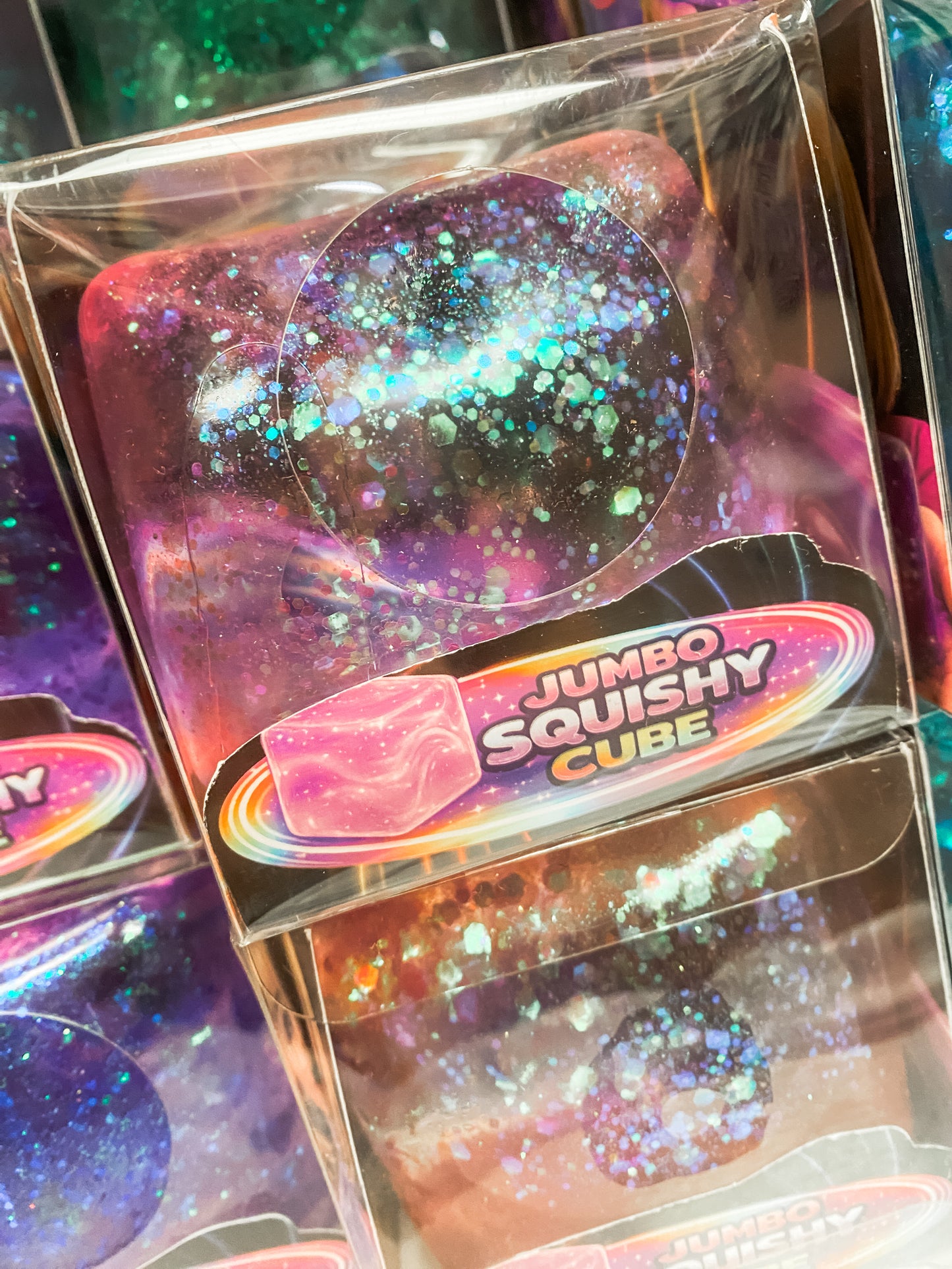 Fun Doh Jumbo Squishy Cube | Giant Glitter Sensory Stress Relief Fidget | Bossier City, LA