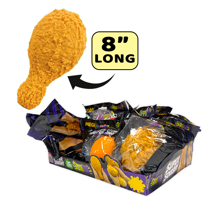 Fun Doh SquishZilla Mega Squishy Food Fidget Toy – Jumbo Sensory Stress Toys
