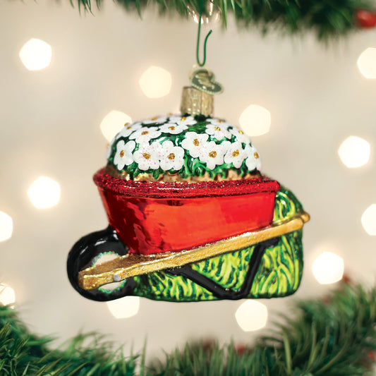 Wheelbarrow Ornament