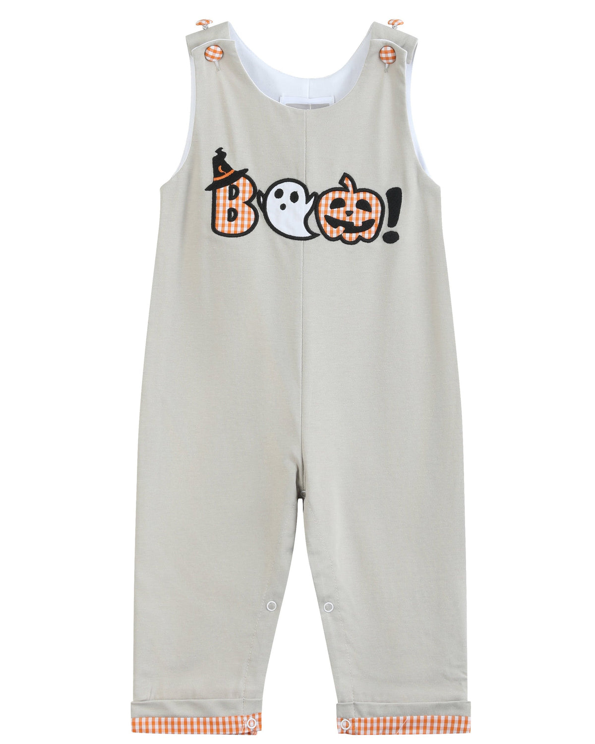 Gray Boo Applique Longall