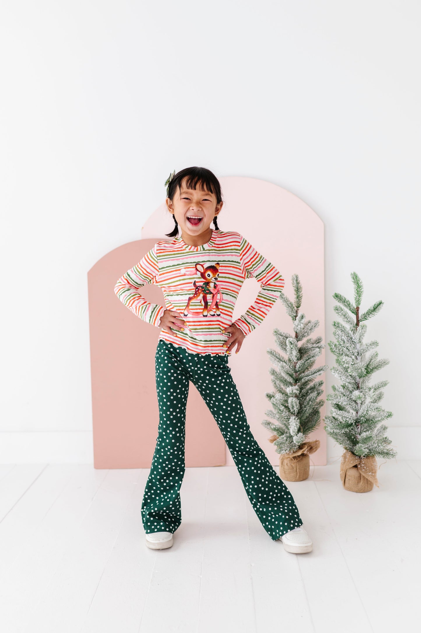 Vintage Reindeer | Bamboo Long Sleeve