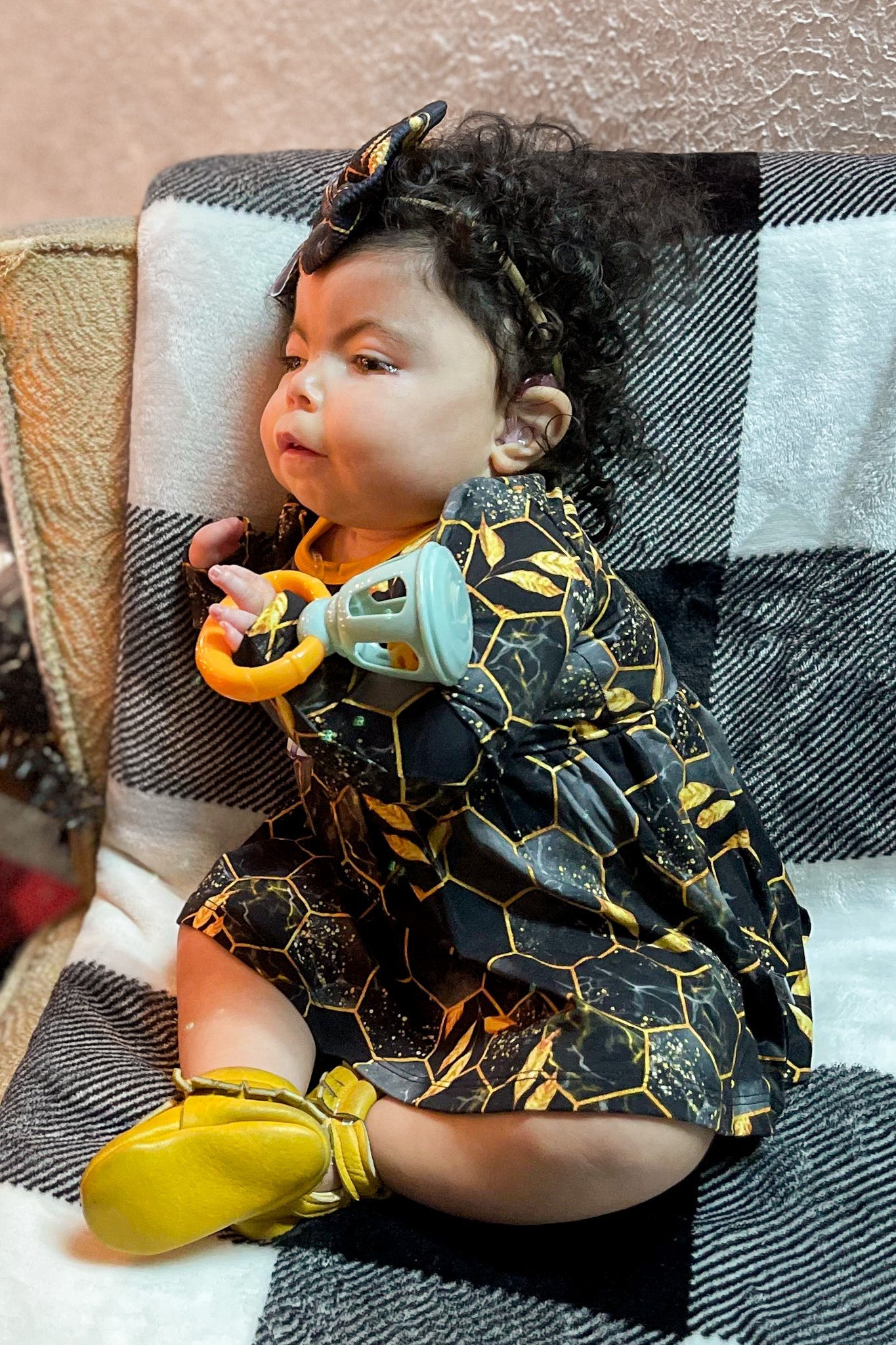 Midnight Honey | Baby & Toddler Bamboo Bodysuit Dress