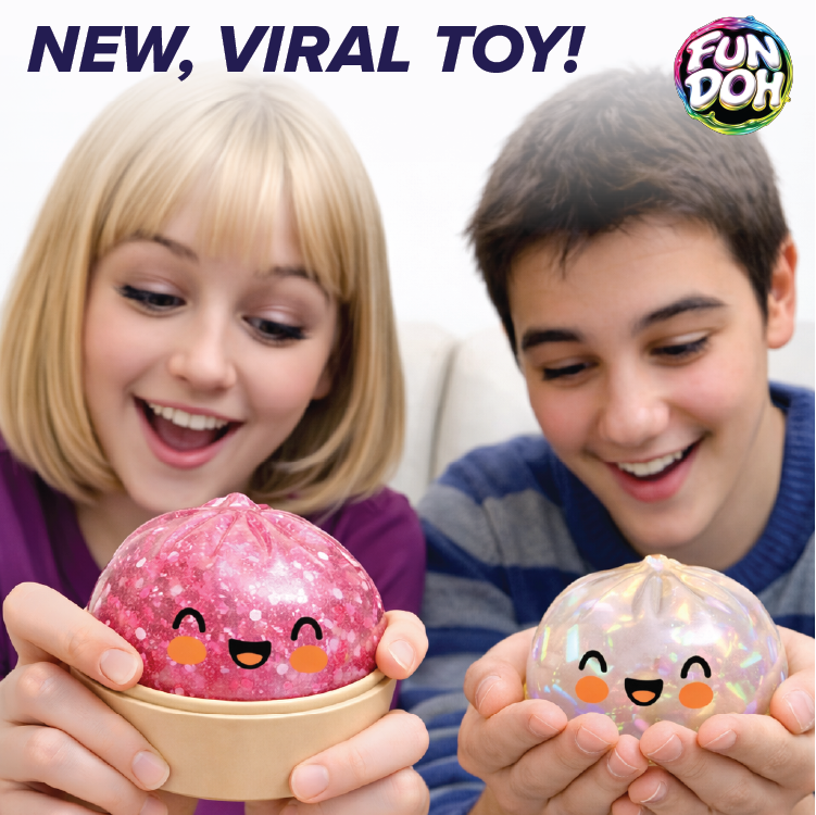 Fun Doh Mystery Dumpling Squishies – Viral Sensory Fidget Toy