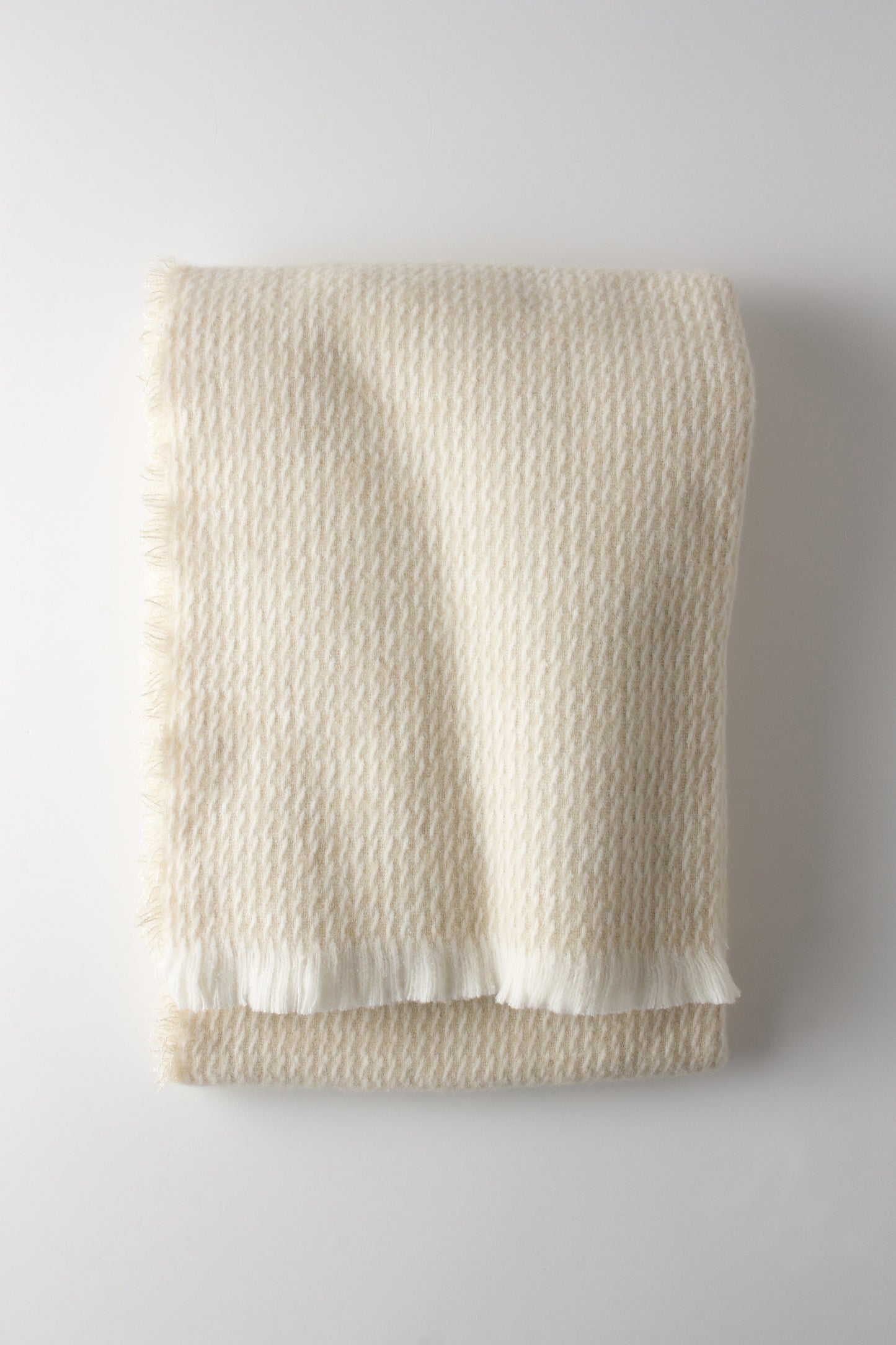 Pinstripe Pattern with Four Sided Fringe