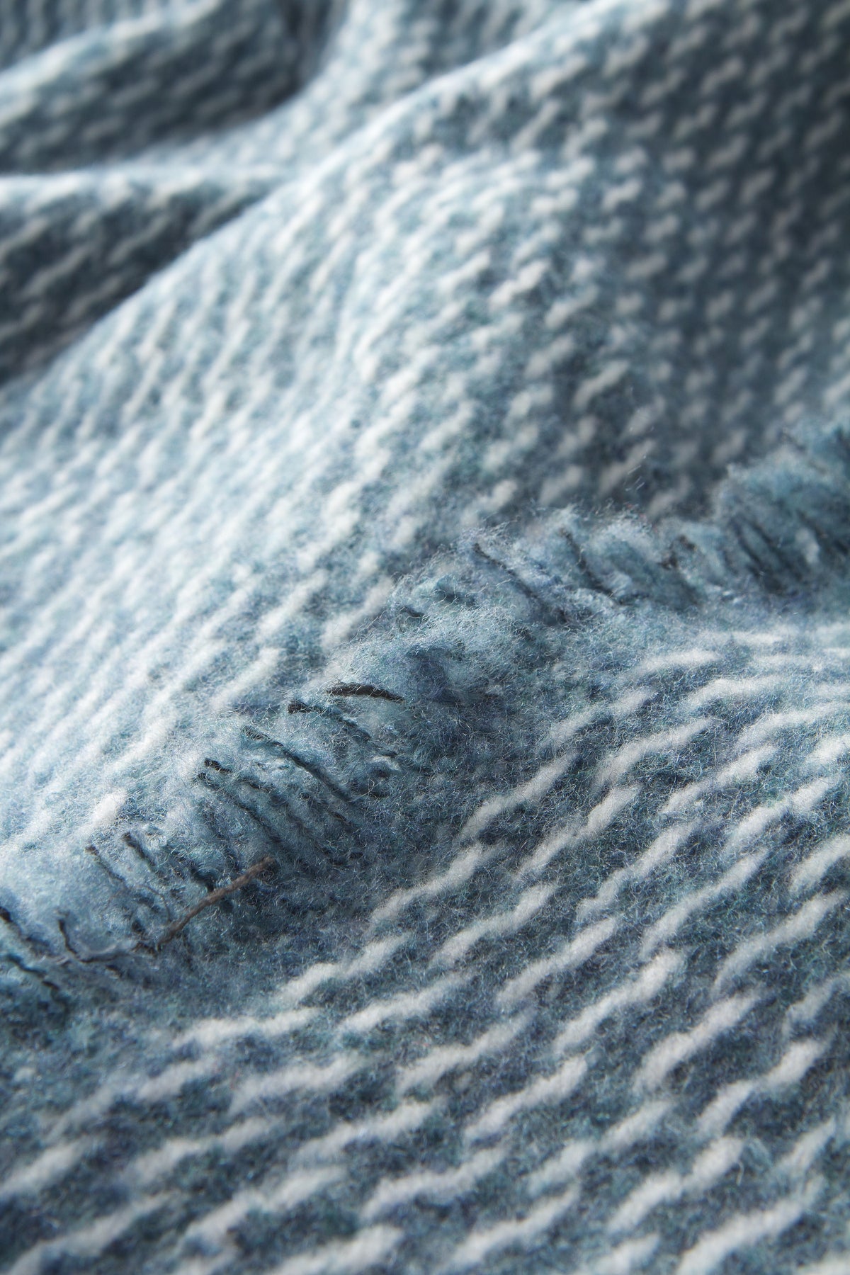 Pinstripe Pattern with Four Sided Fringe
