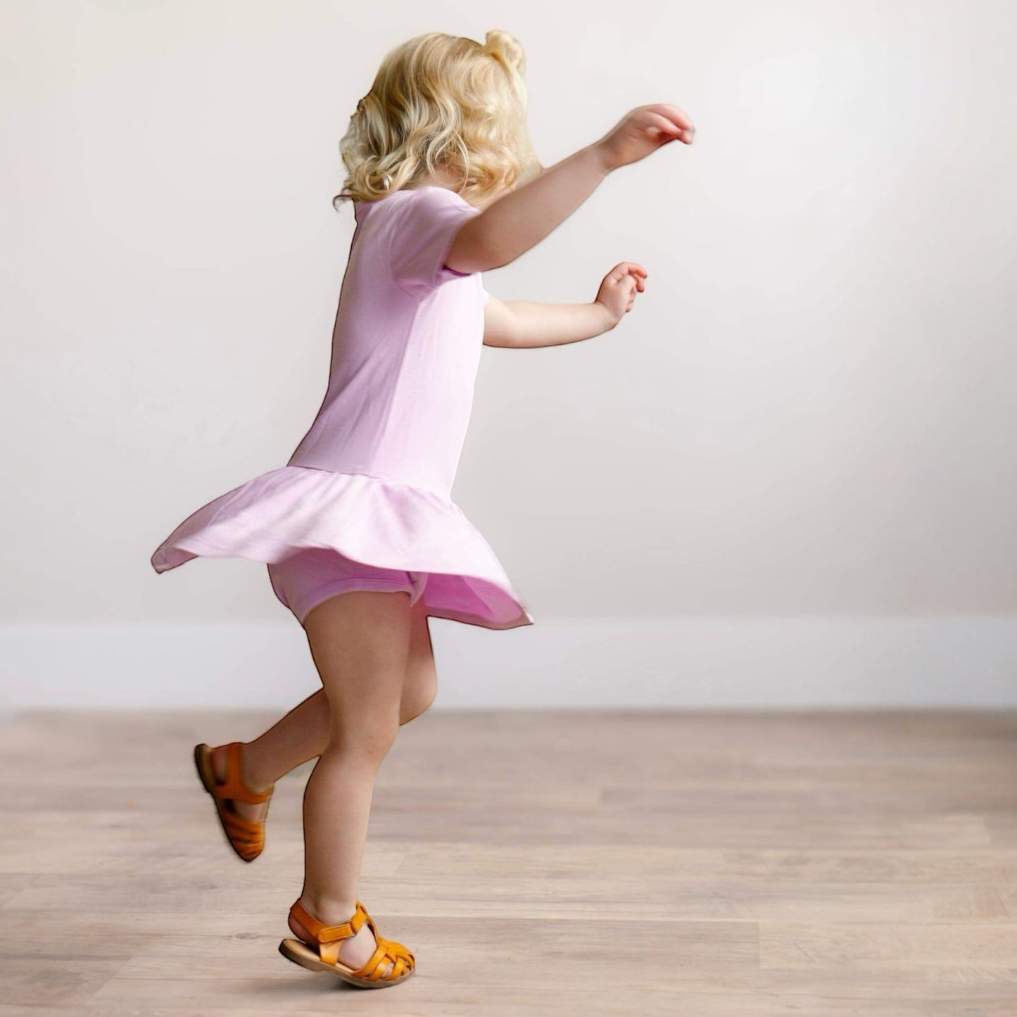 Lavender Haze Bodysuit Twirl Dress