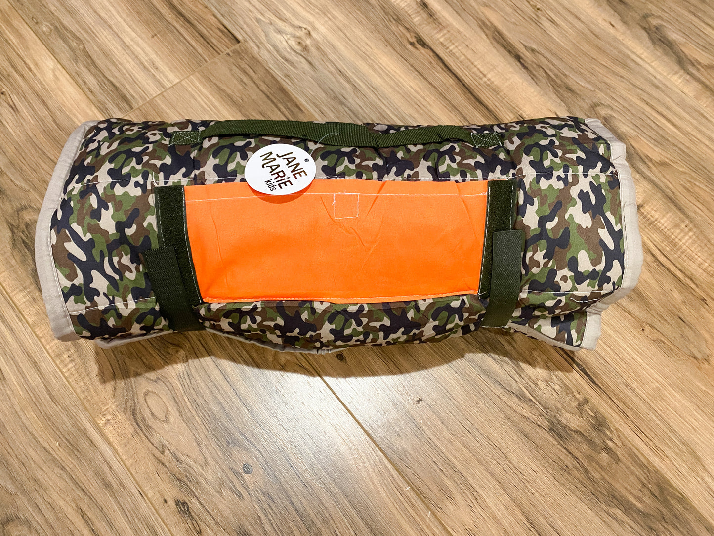 Jane Marie Camo Kids Roll-Up Nap Mat with Blanket & Pillow | Toddler Daycare & Preschool Sleeping Mat | Kindergarten Nap Mat | Bossier City, LA