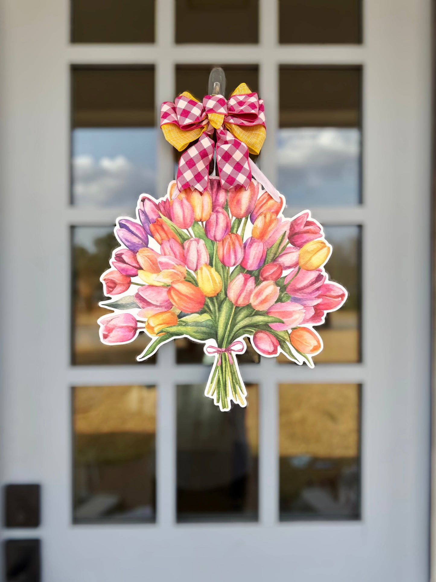 Timeless Tulips Door Hanger