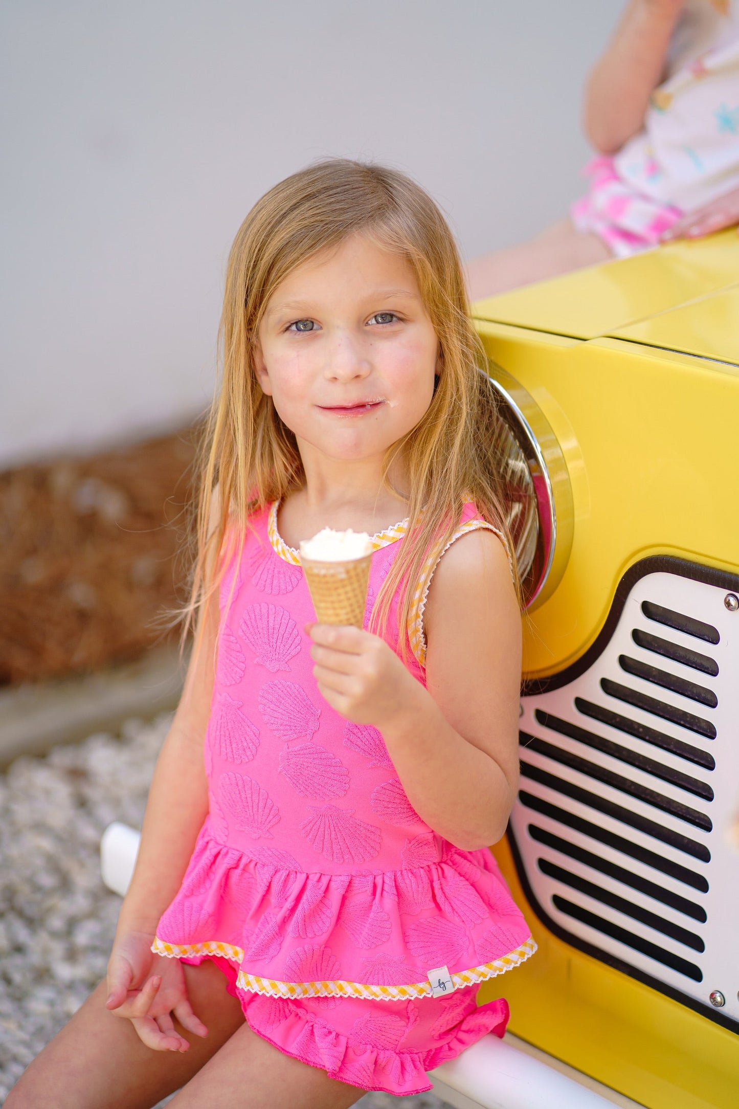 Hot Pink Shell Terry Set