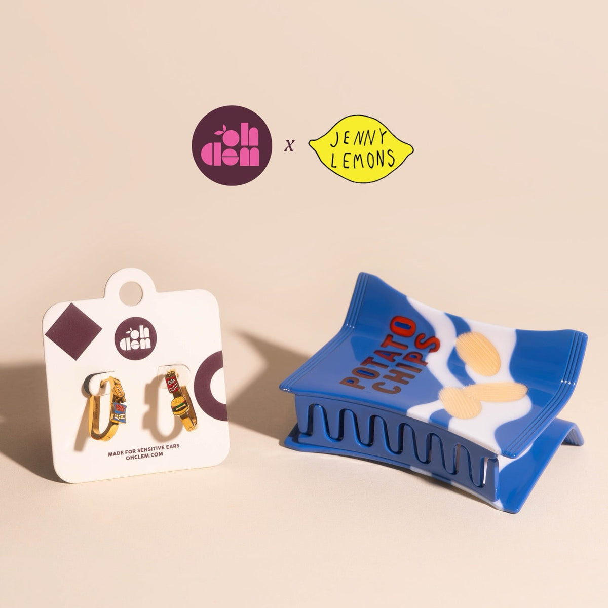 Pack: Cookout Huggie Hoops & Hair Claw