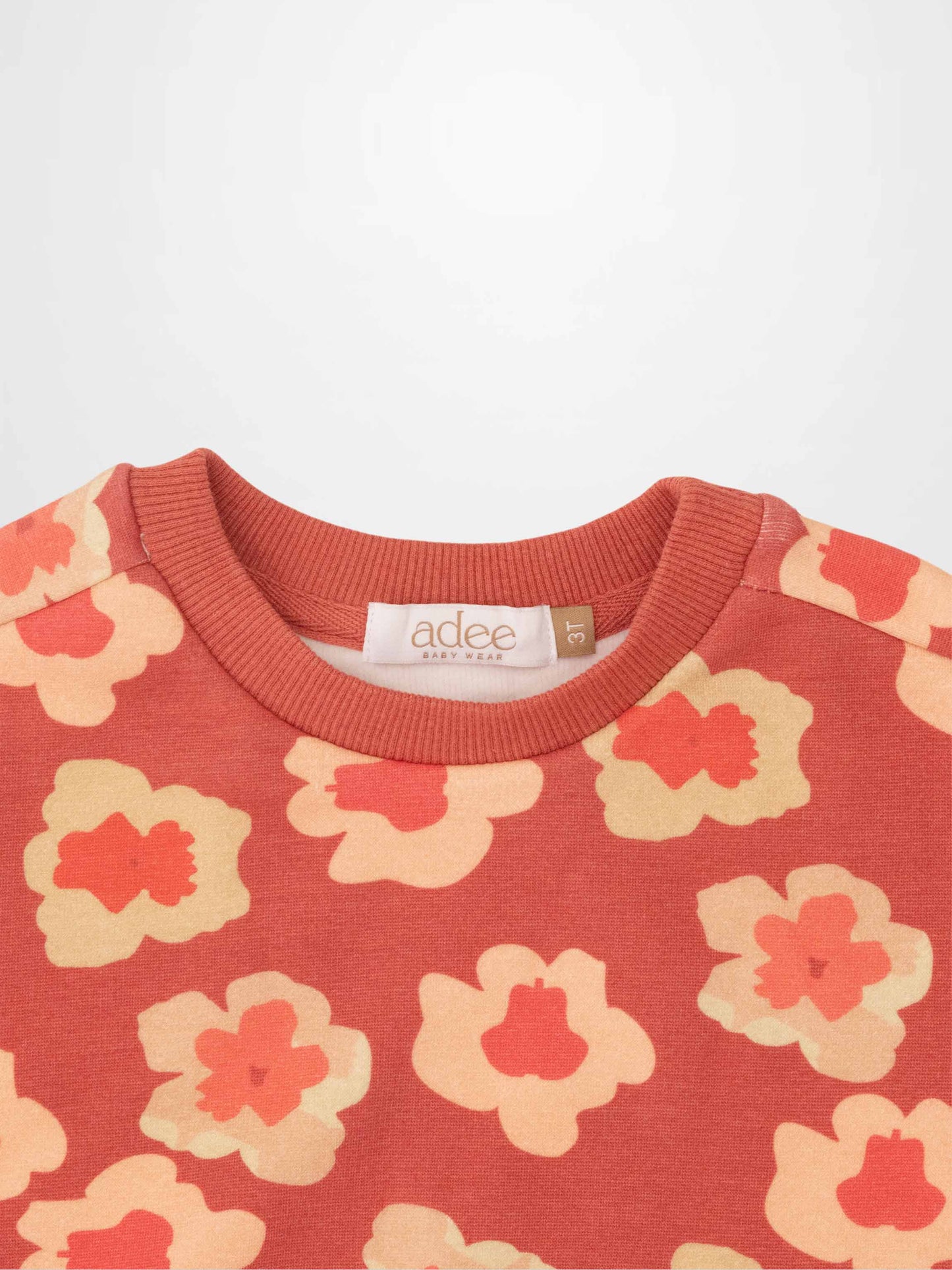 Red Flower Sweatshirt