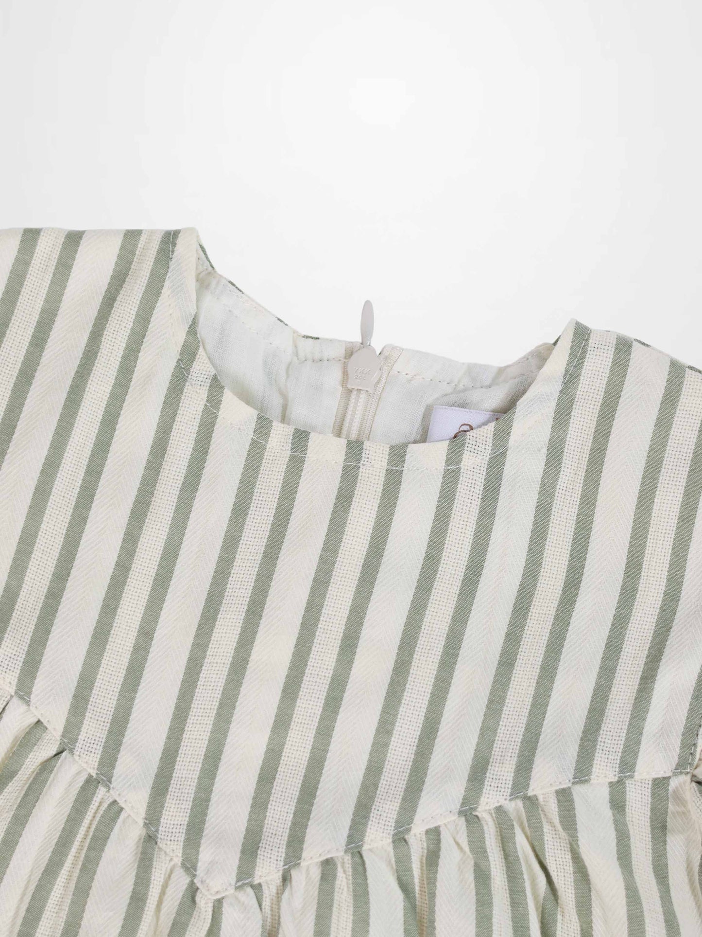 Green Striped Dress