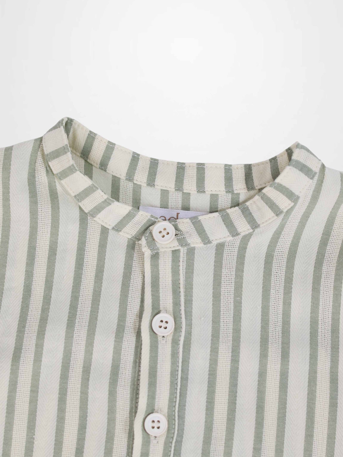 Green Striped Shirt