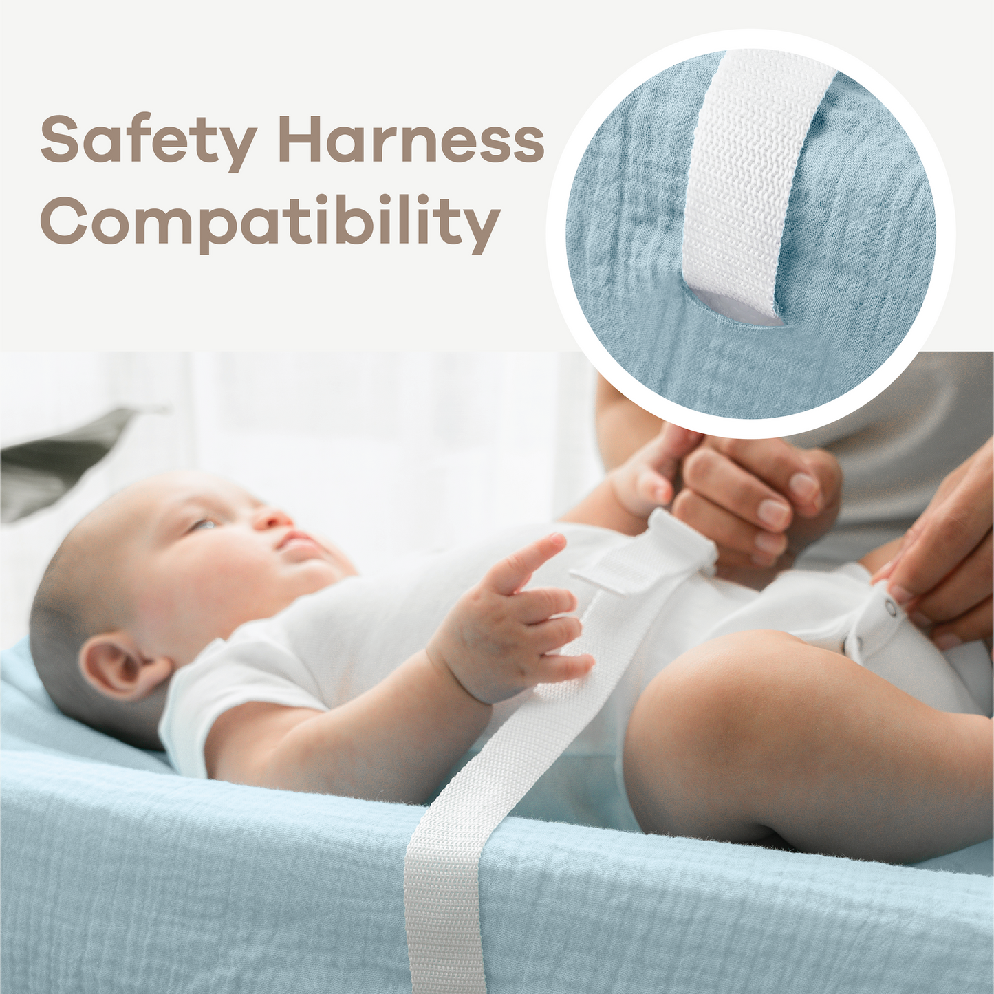 Muslin Fitted Changing Pad Cover