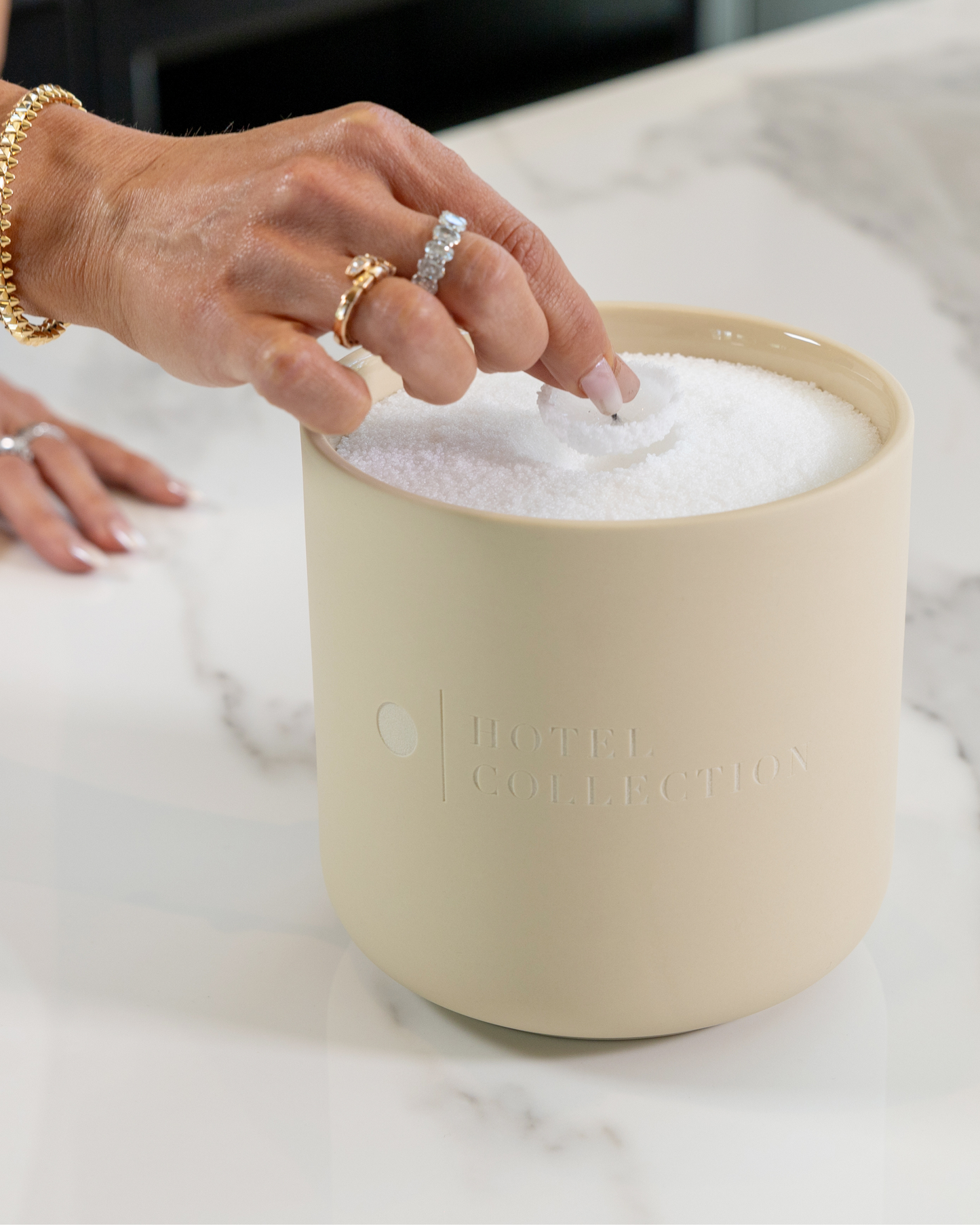 Petite Ceramic Sand Wax Set