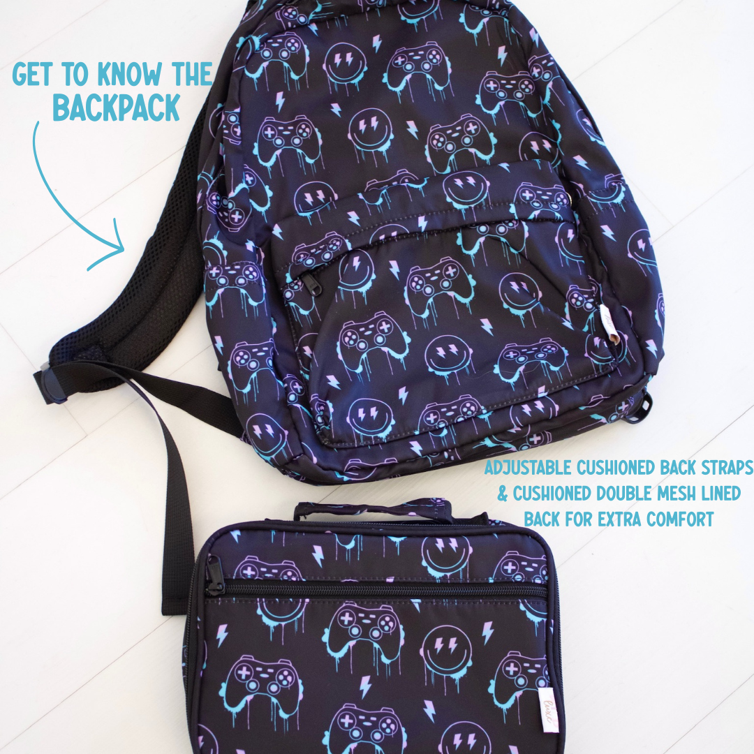 Electric Rush - Backpack & Lunchbox Bundle