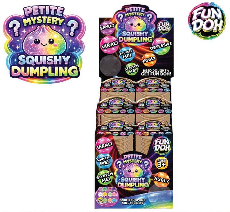 Fun Doh Squishy Mystery Mini Dumpling Toy – Petite Sensory Fidget Surprise