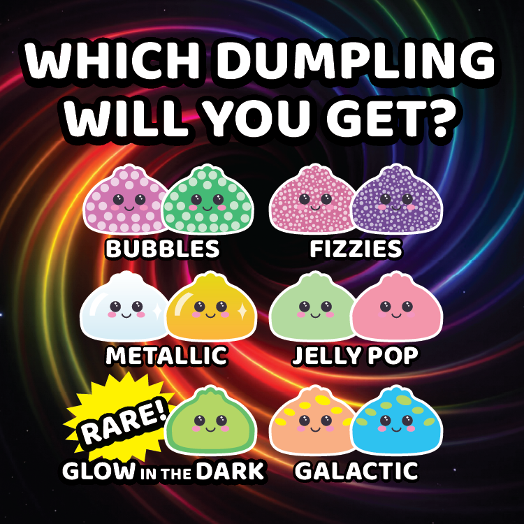 Fun Doh Mystery Dumpling Squishies – Viral Sensory Fidget Toy