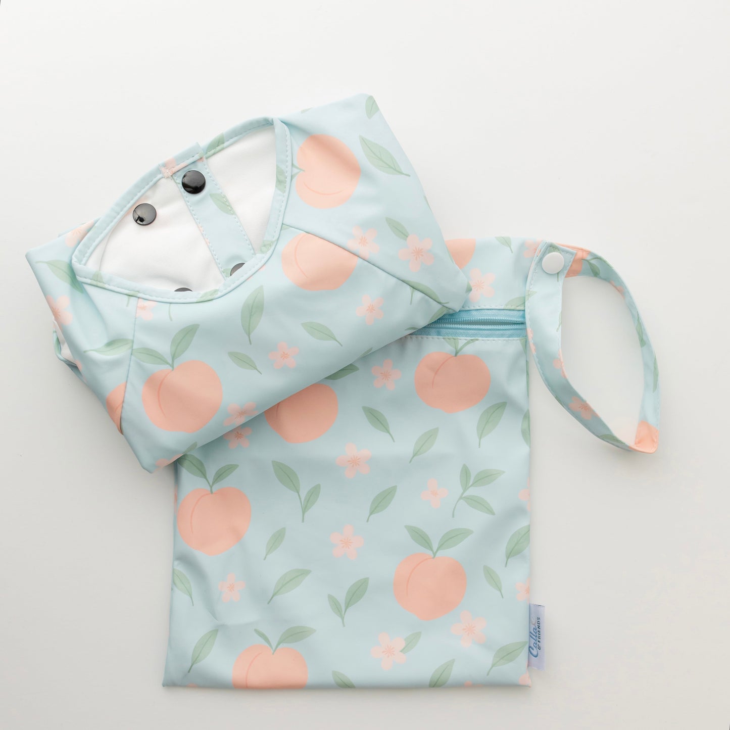 The Grayson Long Sleeve Bib - Peach Blossom