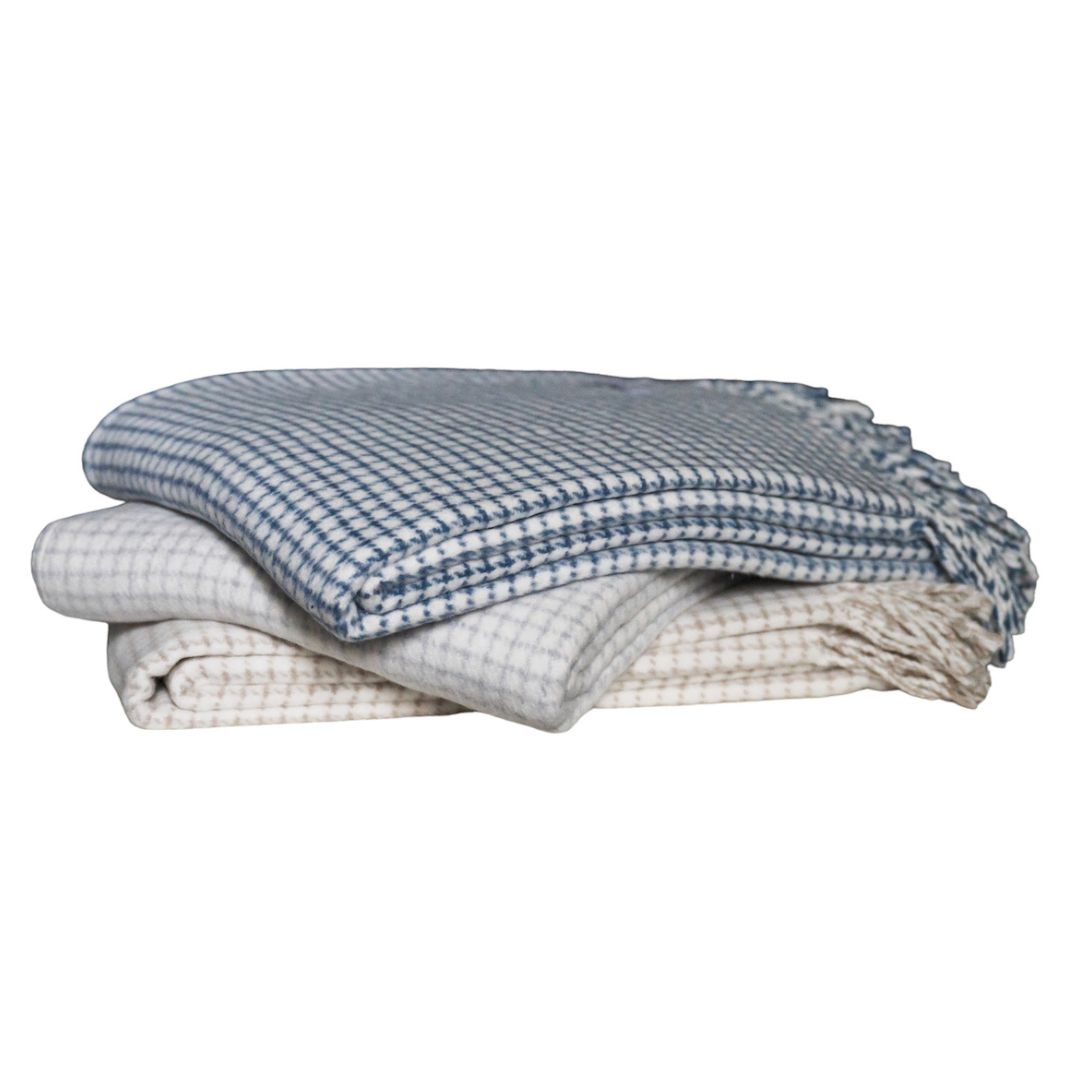 Small Check Pattern Throw
