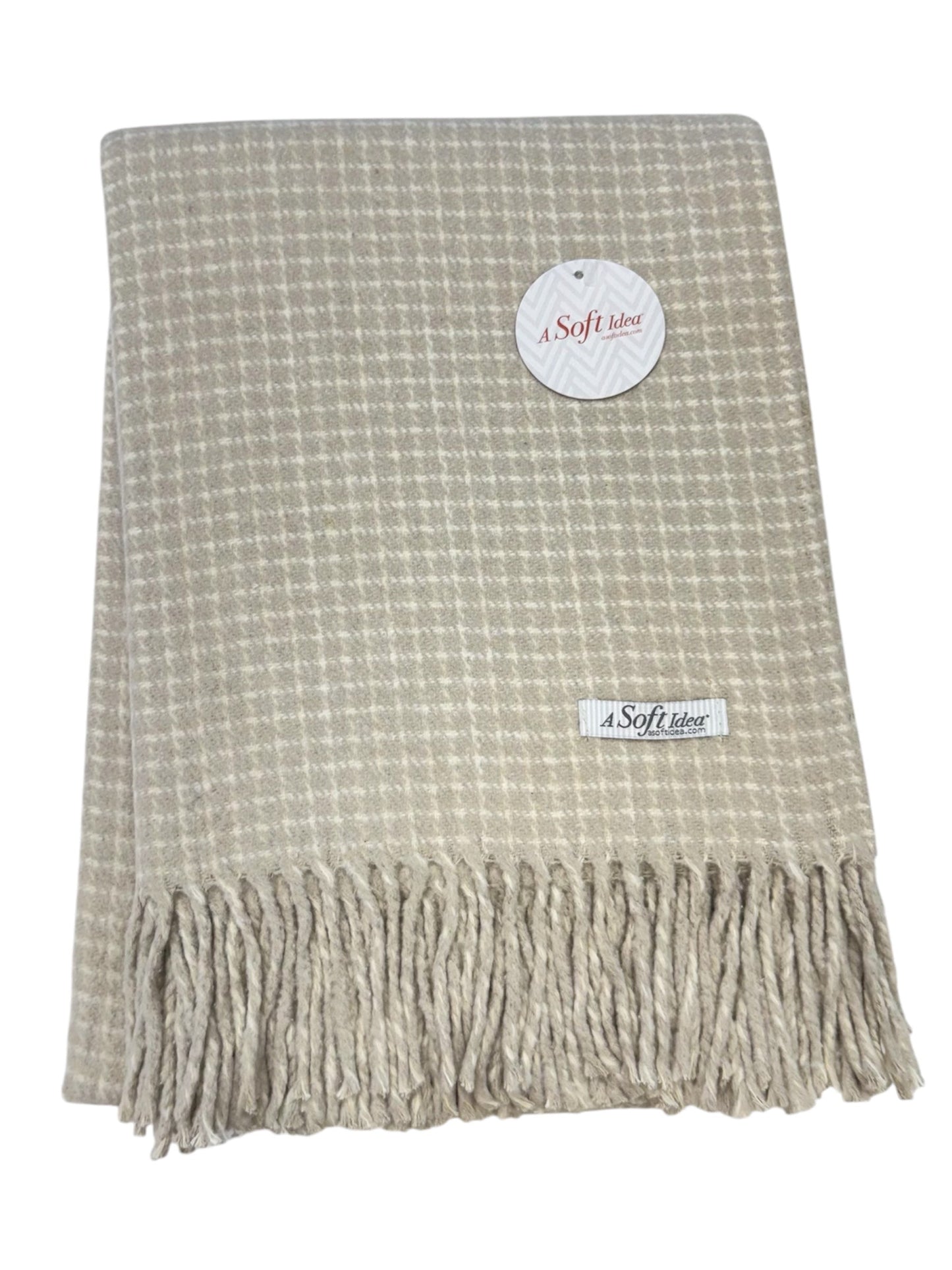 Small Check Pattern Throw
