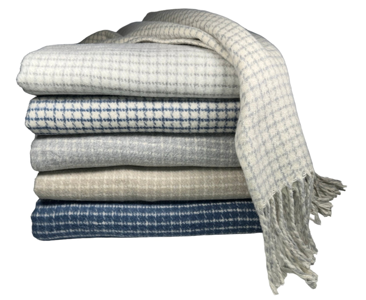 Small Check Pattern Throw