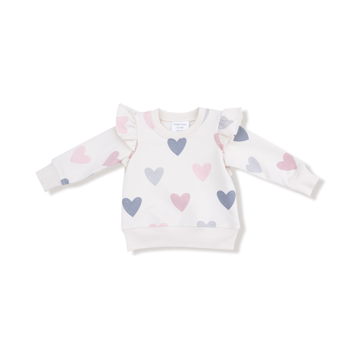 Hearts - Ruffle Sweatshirt