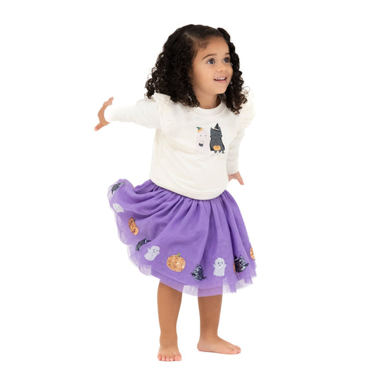 Purple Halloween Tutu Skirt