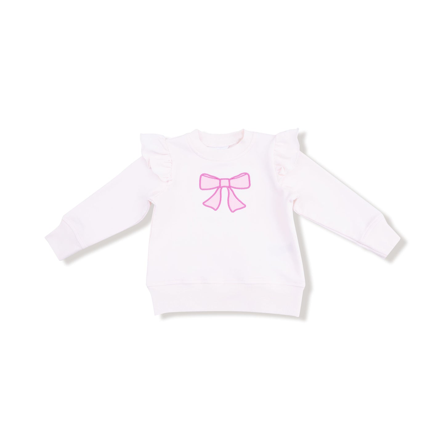 Pretty Bows - Bow Ruffle Sweatshirt