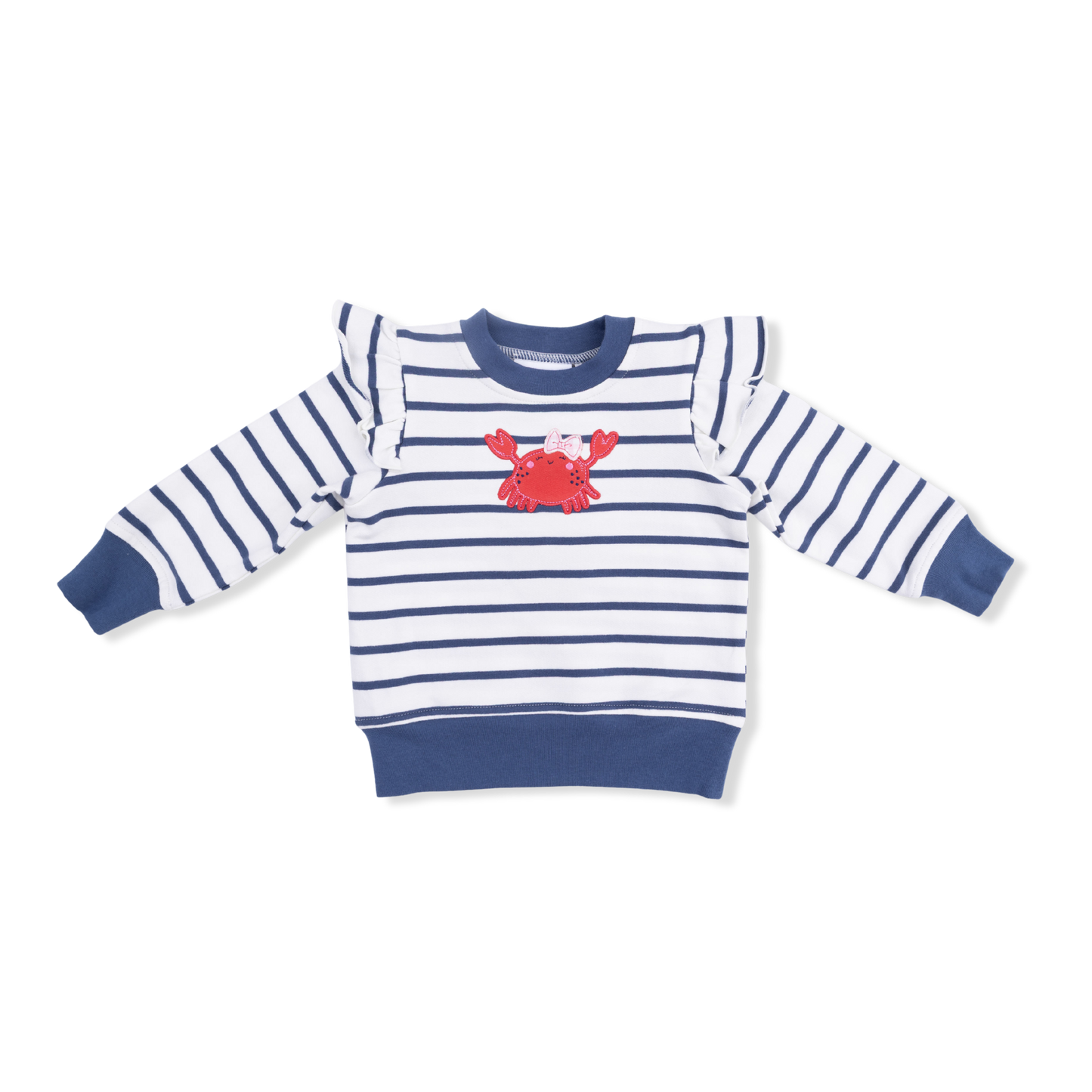 Sailor Sea Creatures Appliques - Ruffle Sweatshirt