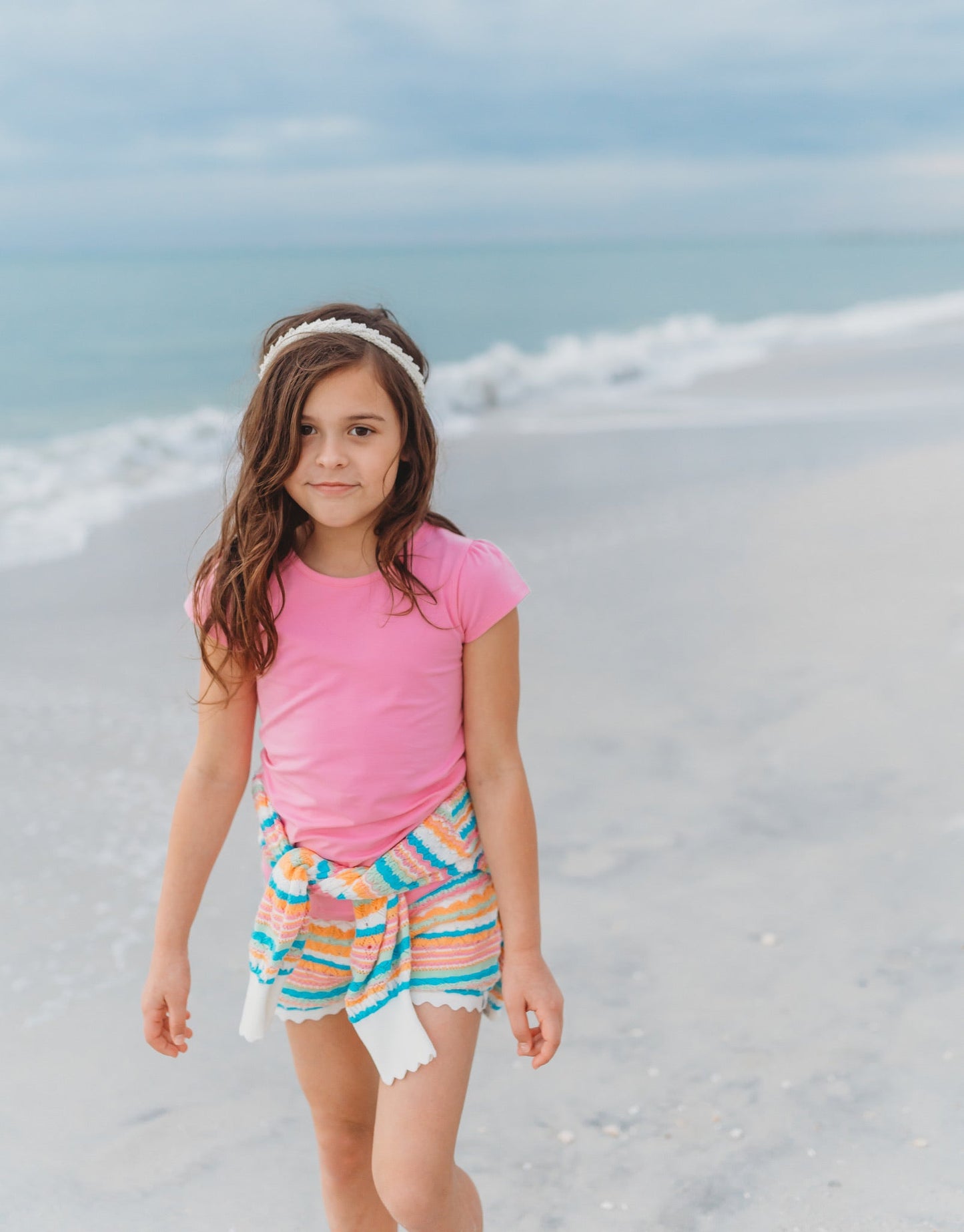 Retro Stripe Knit Short