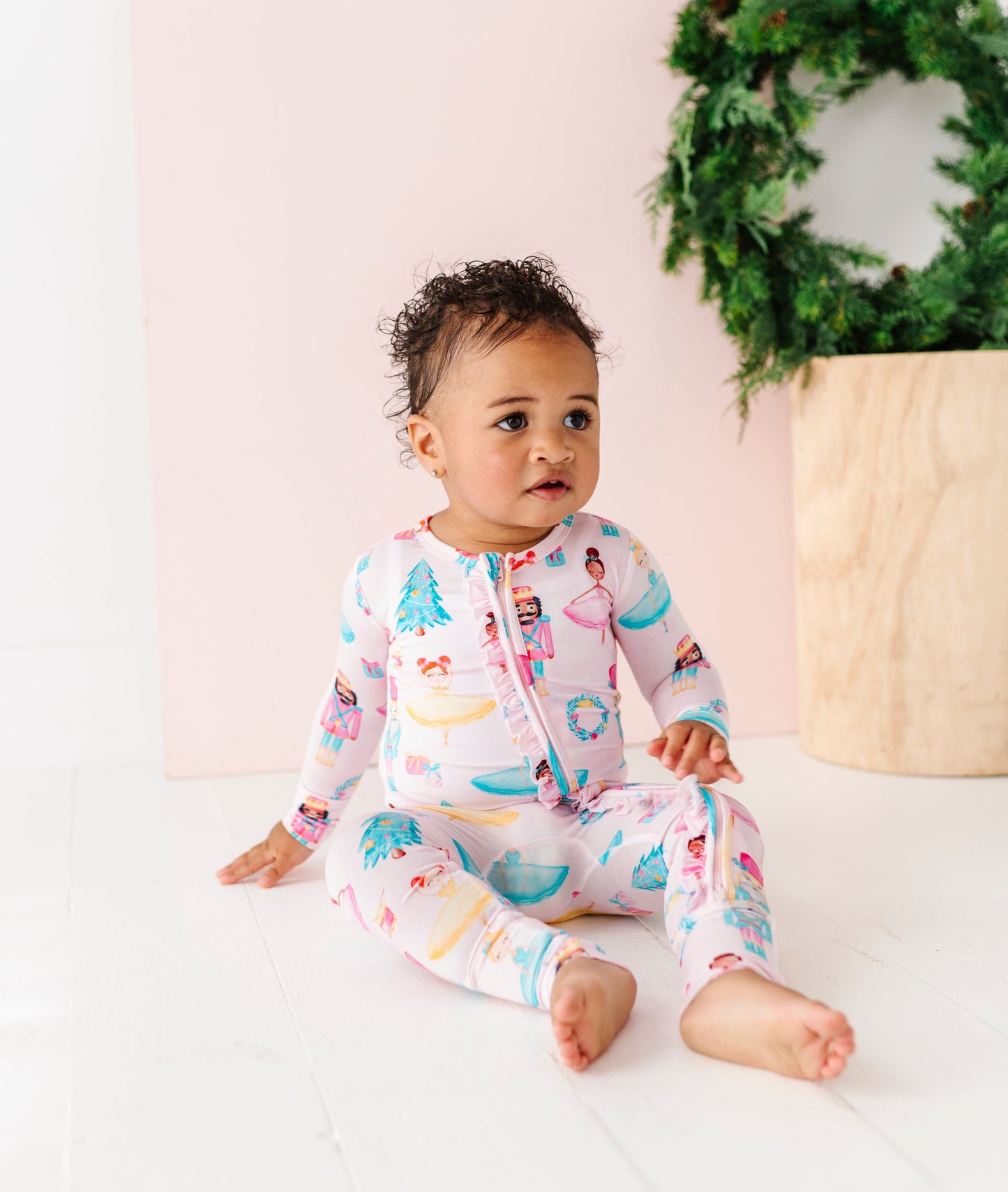 Sugarplum Ruffle Convertible Romper