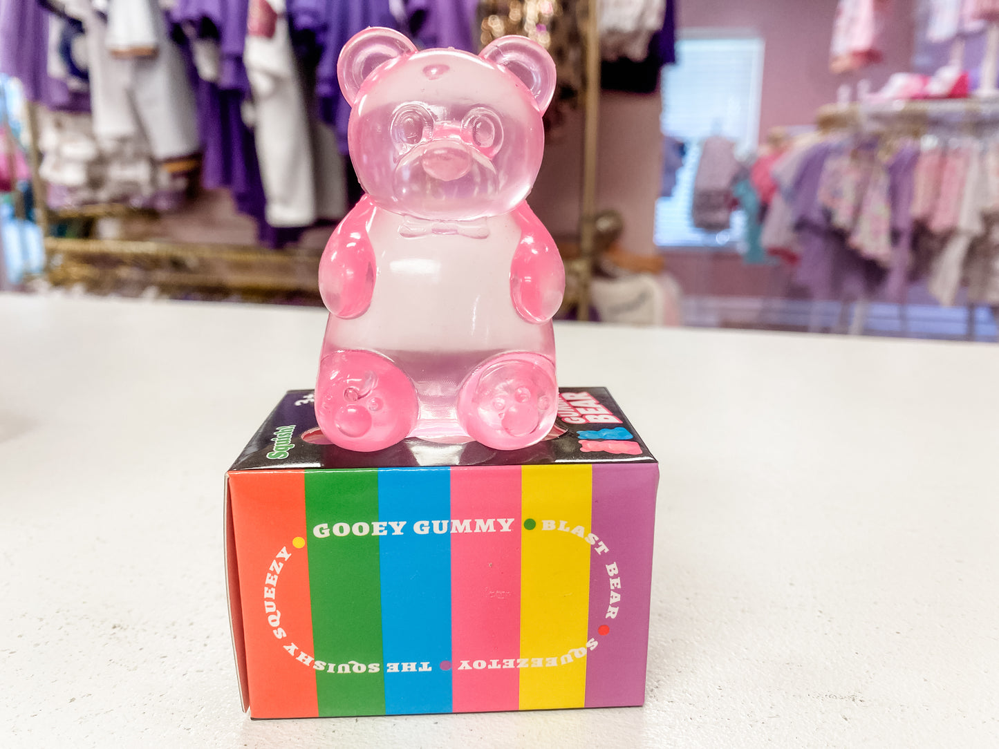 Gummy Bear Squish Sensory Toy | Slow Rise Squeeze Fidget Toy for Kids & Adults | The Prissy Pelican Boutique | Bossier City, LA