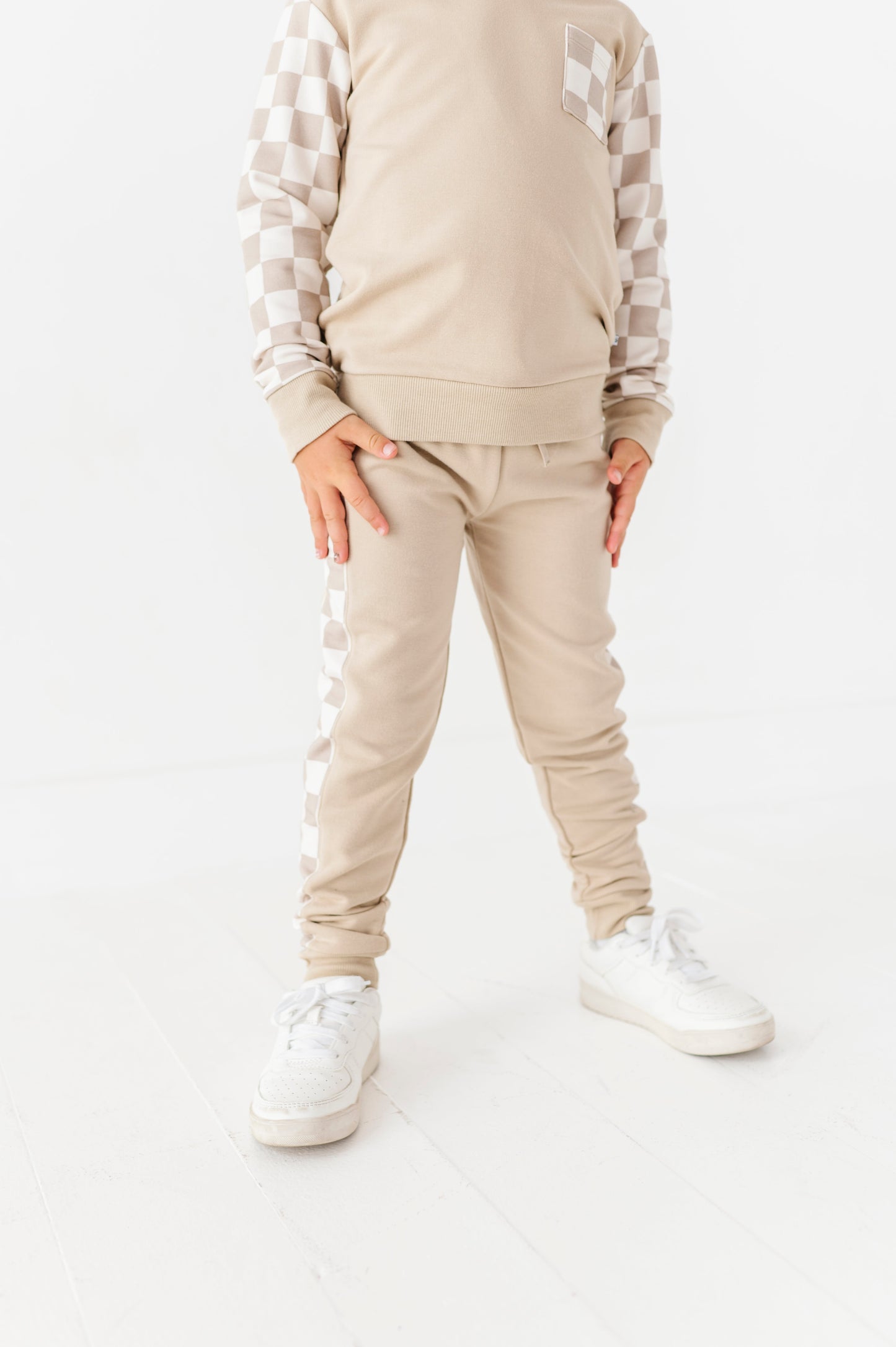 Oat Check Jogger Set