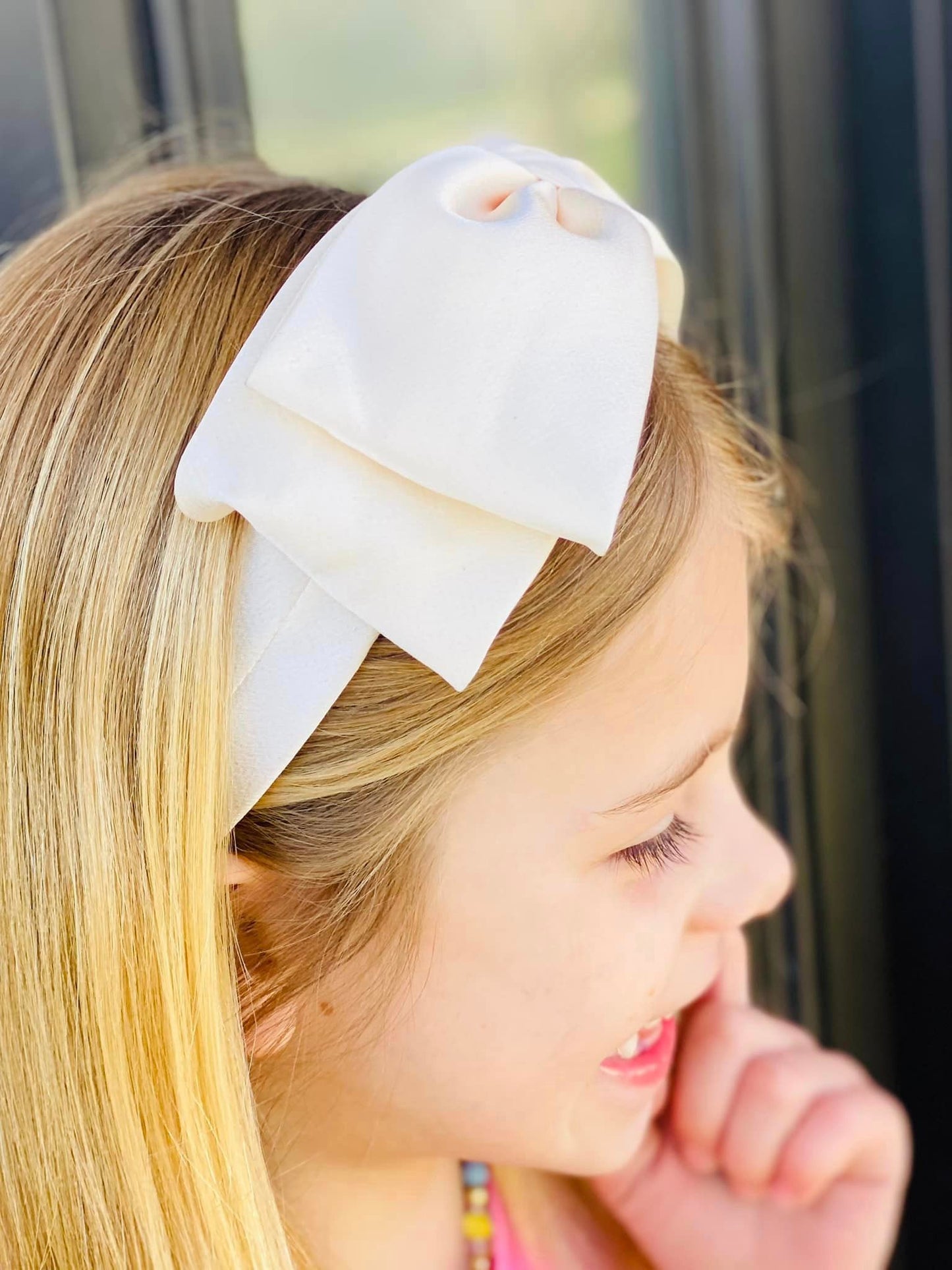 Satin Bow Headband