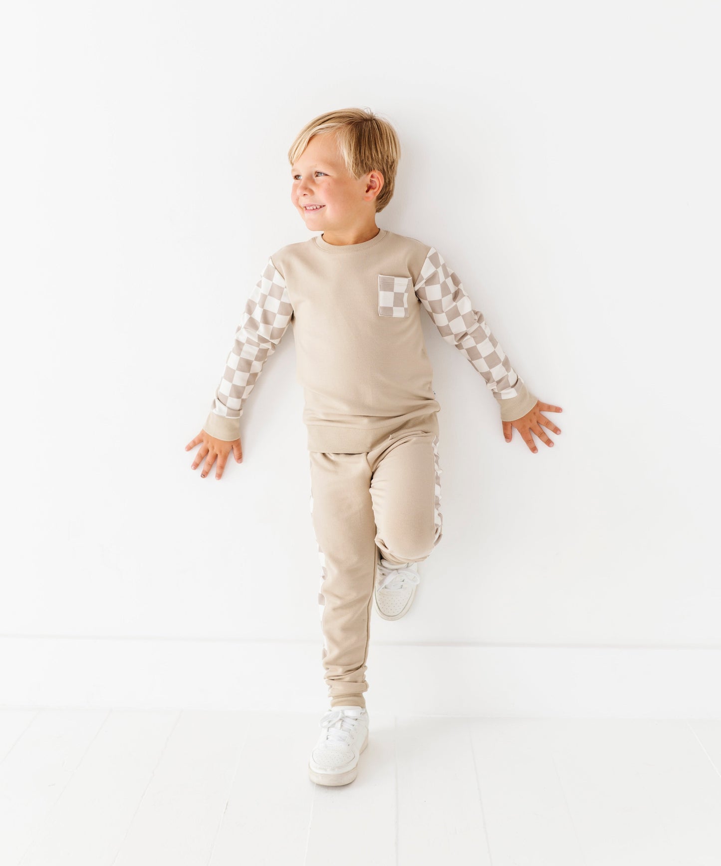 Oat Check Jogger Set