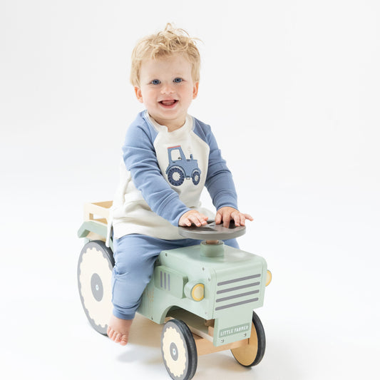 Mini Tractors - Raglan Sweatshirt and Jogger Set