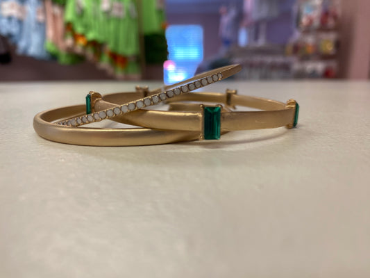 Emerald Bracelet Set