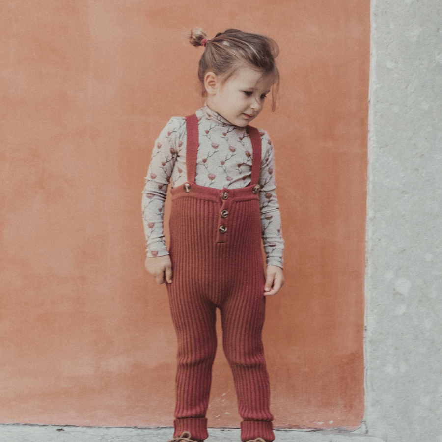 The Knit Overall - Rosewood