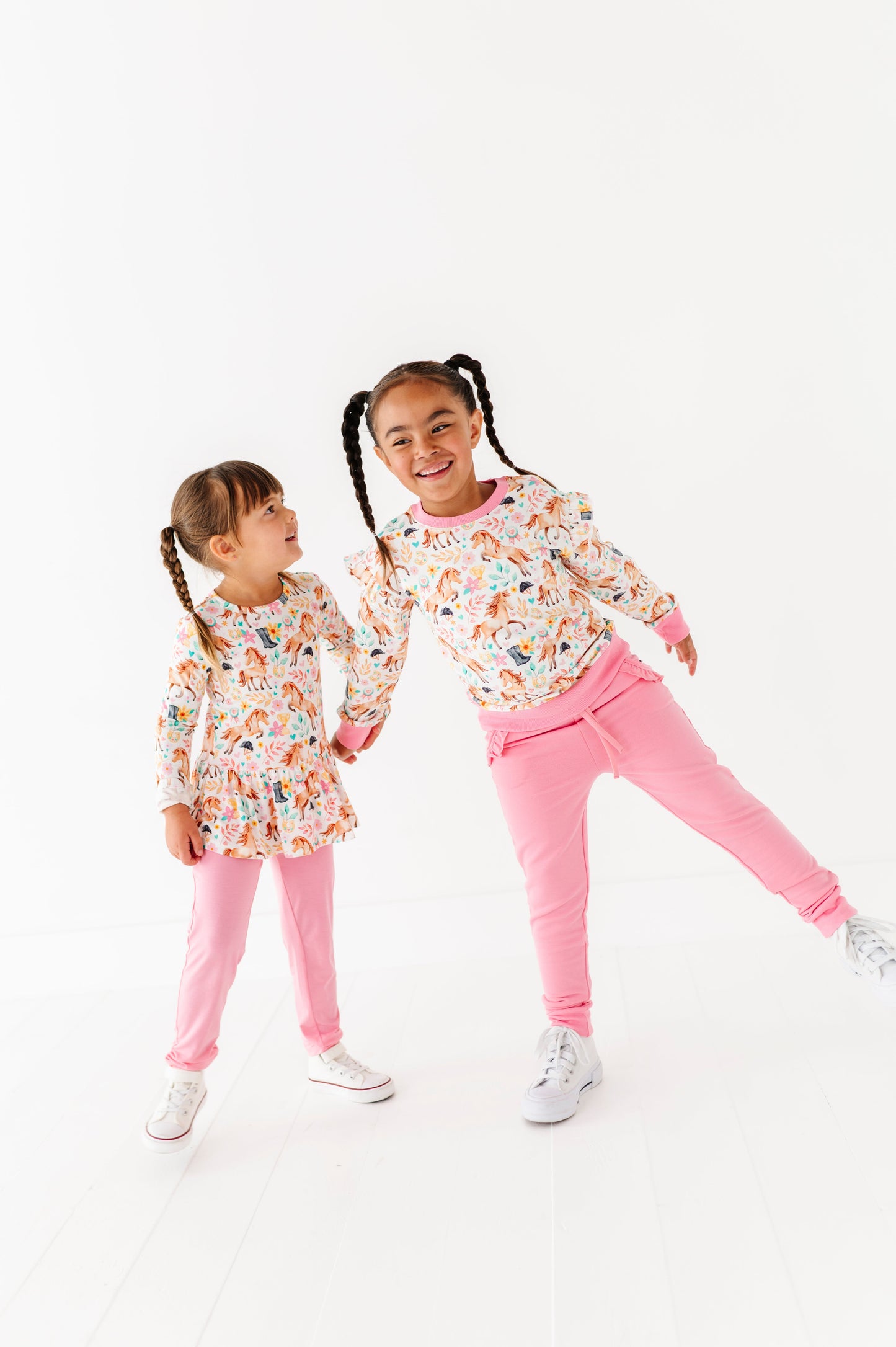 Saddlerose Ruffle Joggers