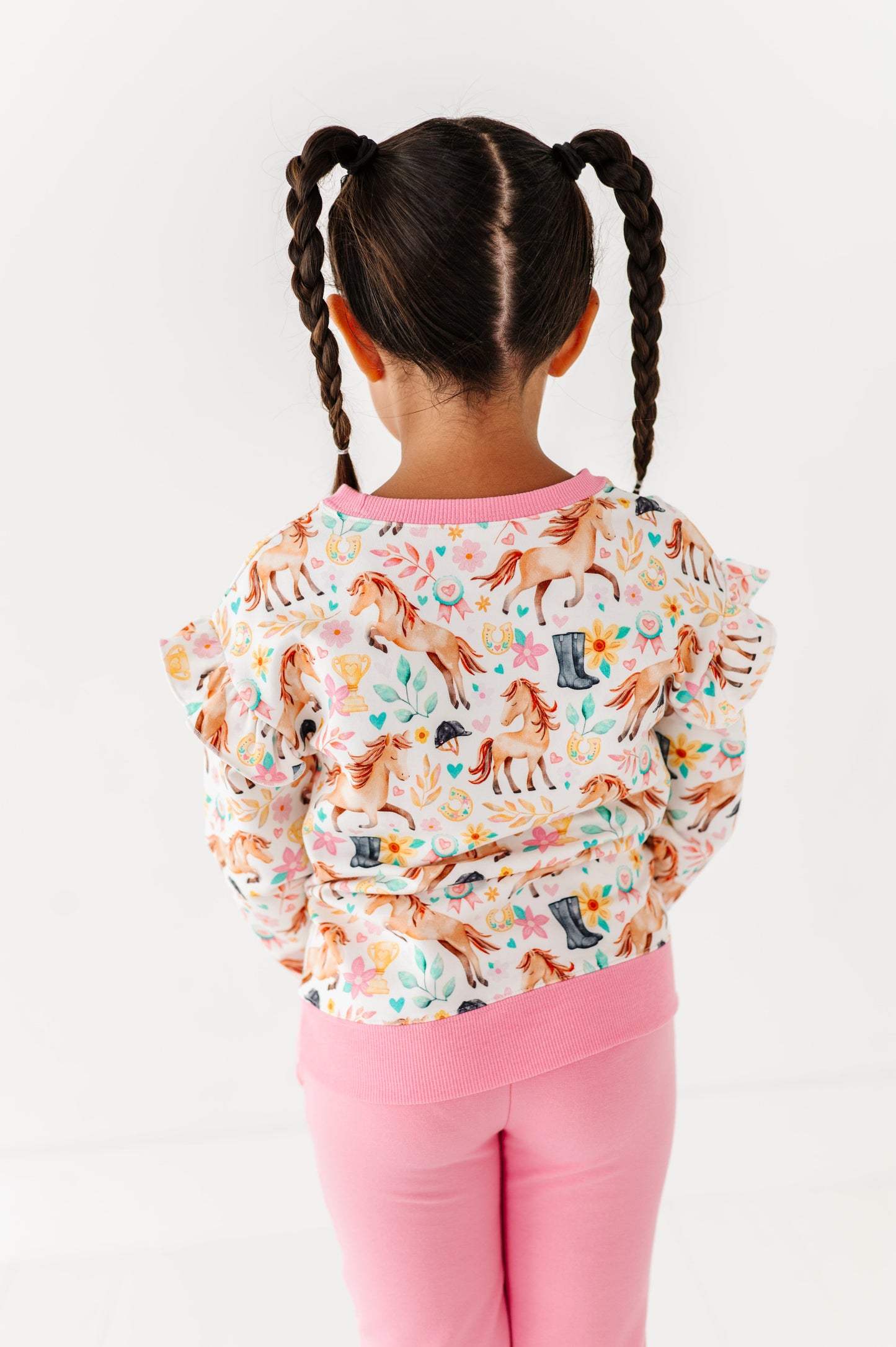 Delilah Ruffle Crewneck Sweatshirt