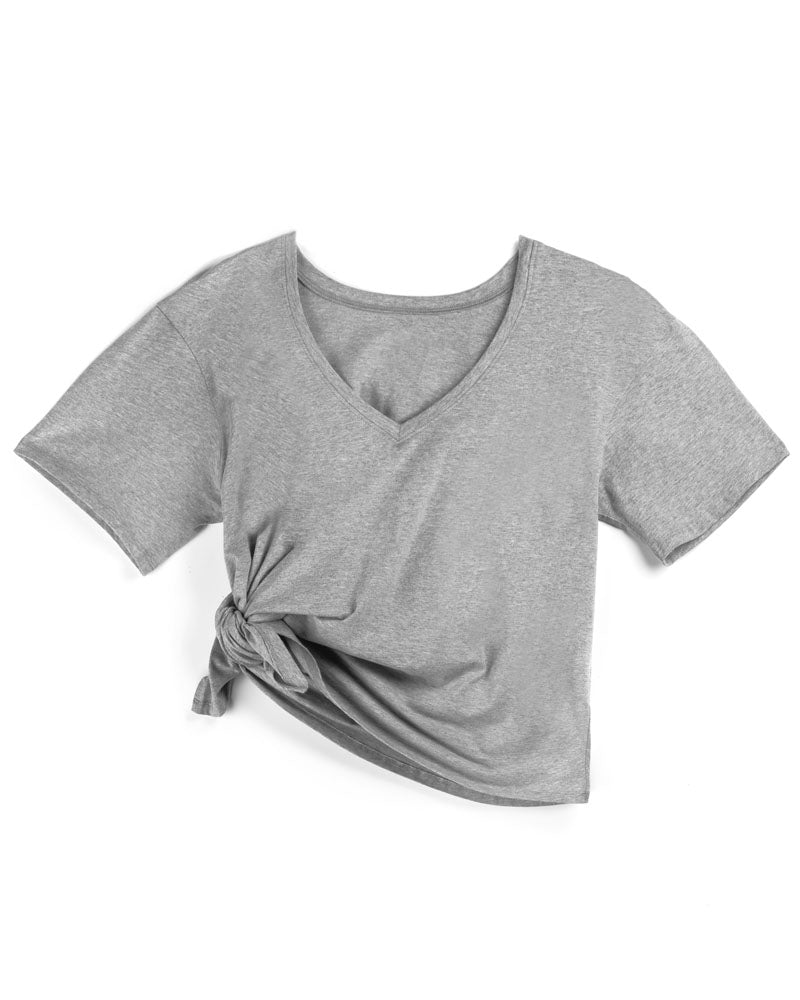 Everywhere Nursing & Maternity V-Neck Tee - The Neutrals