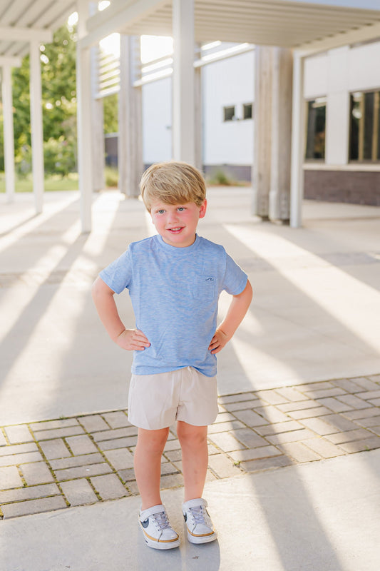 Kid's Bamboo Heathered Tee